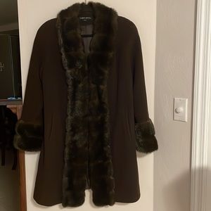 Albert Nipon wool coat